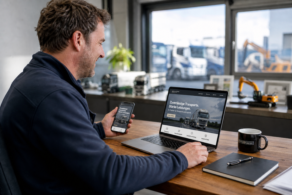 professionelle Business Website nach mobileFirst Ansatz